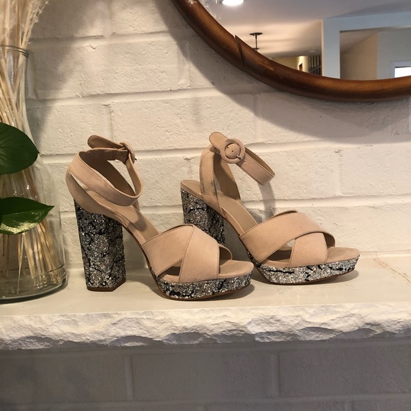 Nude sparkle platforms - Picture 6 of 6